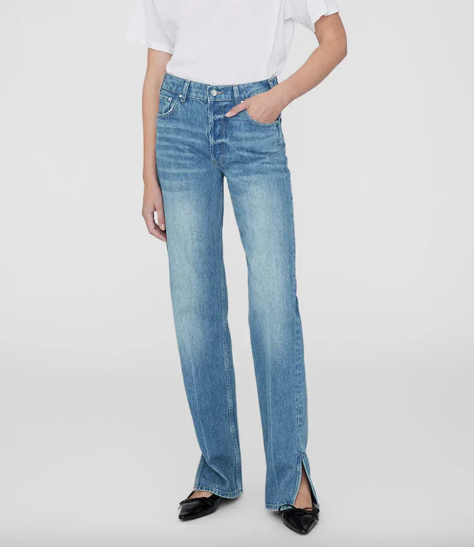 Anine Bing - Jeans - Washed blue - Roy - Stilkompagniet.dk