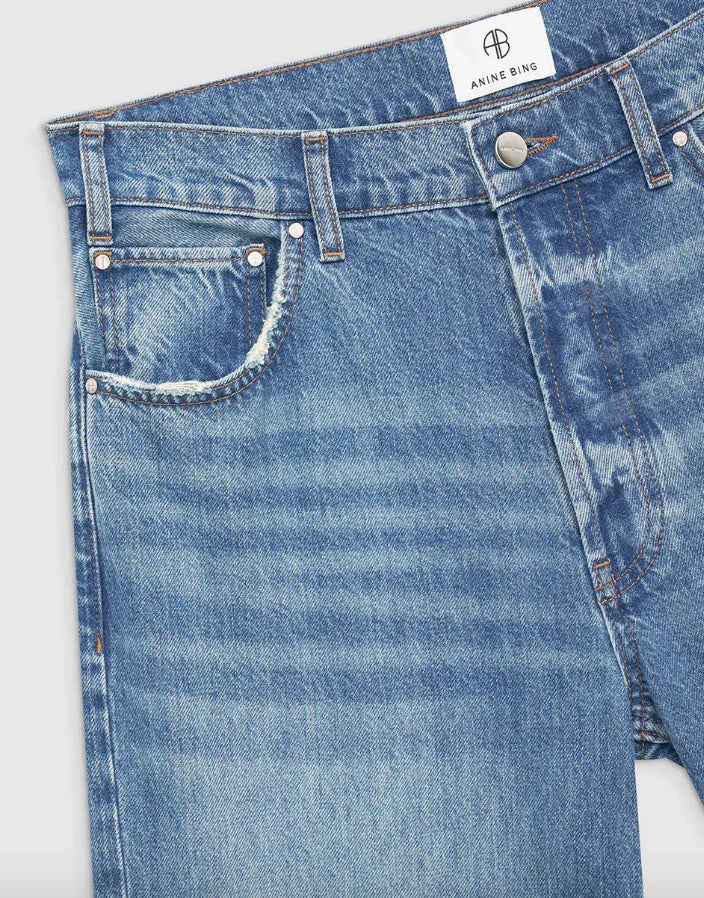 Anine Bing - Jeans - Washed blue - Roy - Stilkompagniet.dk