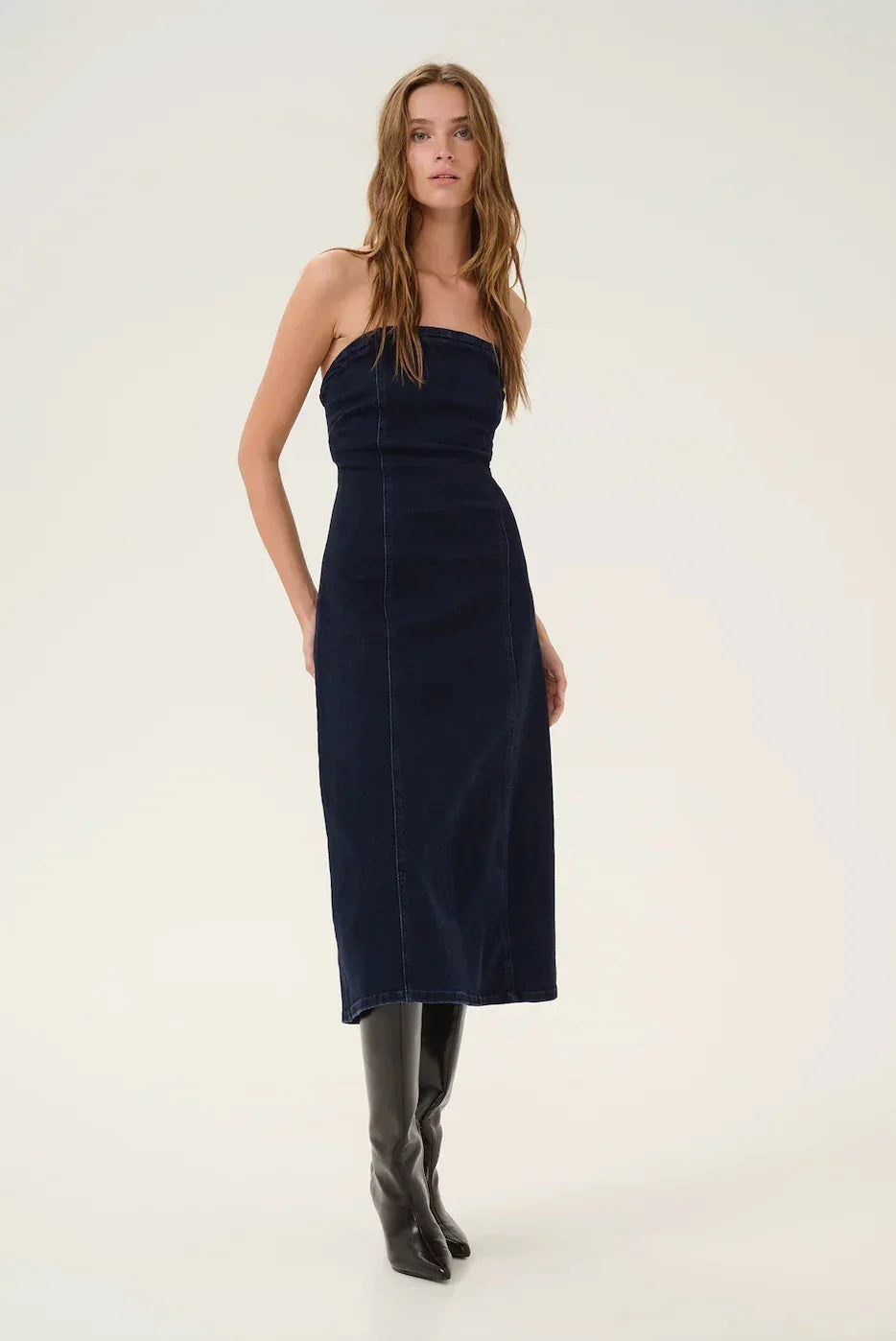 My Essential Wardrobe - Kjole - Dark blue - Ayo - Stilkompagniet.dk