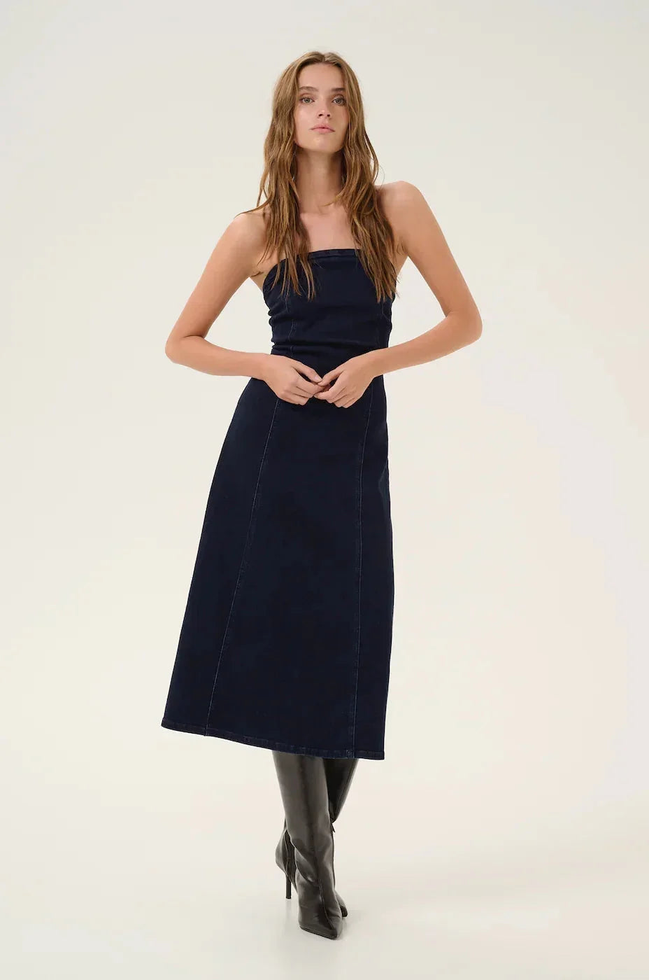 My Essential Wardrobe - Kjole - Dark blue - Ayo - Stilkompagniet.dk