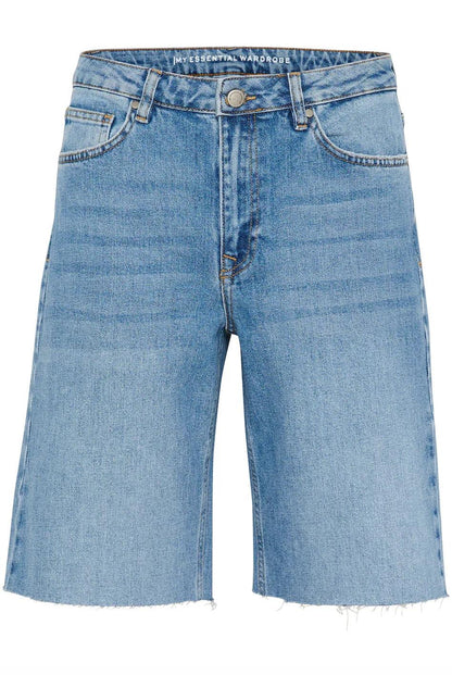 My Essential Wardrobe - Long shorts - Light blue - LouisMW 139 - Stilkompagniet.dk