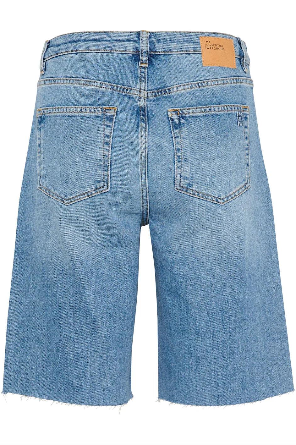 My Essential Wardrobe - Long shorts - Light blue - LouisMW 139 - Stilkompagniet.dk