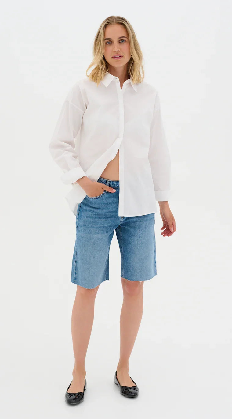 My Essential Wardrobe - Long shorts - Light blue - LouisMW 139