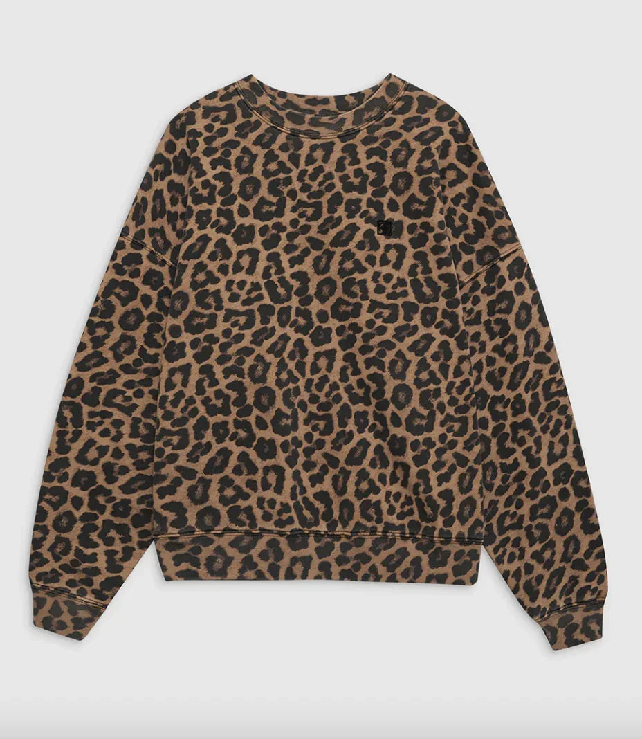 Anine Bing - Sweatshirt - Leopard - Miles - Stilkompagniet.dk