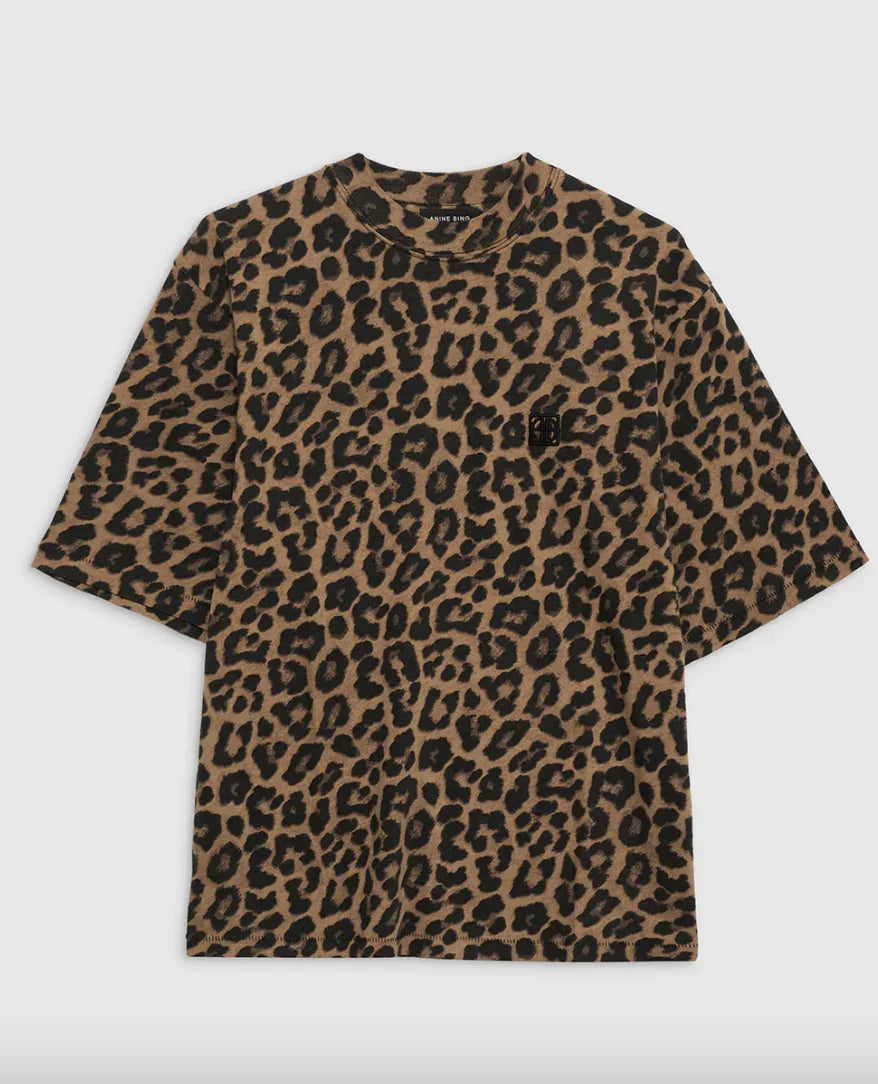 Anine Bing - T-shirt - Leopard - Avi - Stilkompagniet.dk