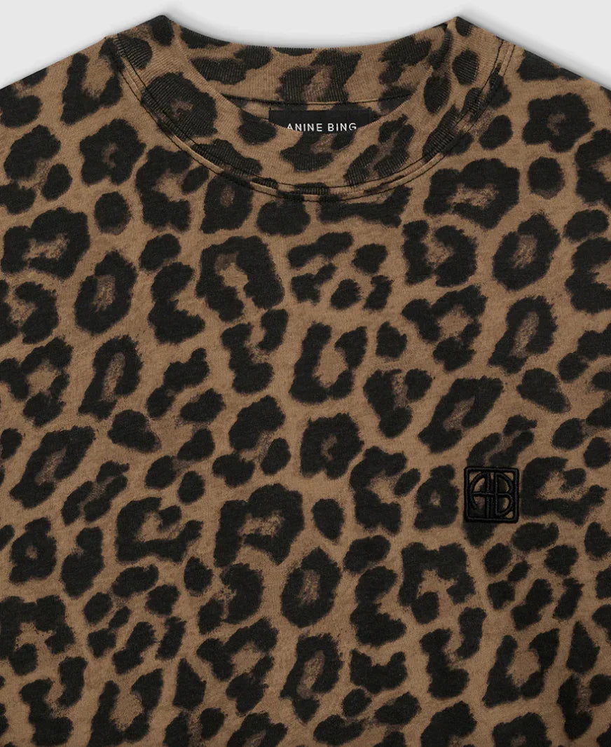 Anine Bing - T-shirt - Leopard - Avi - Stilkompagniet.dk