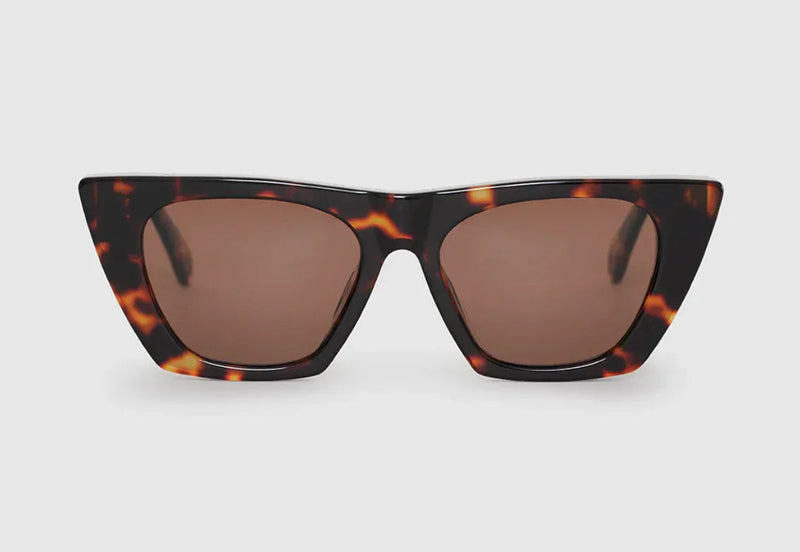 Anine Bing - Sunglasses - Dark tortoise - Paris - Stilkompagniet.dk