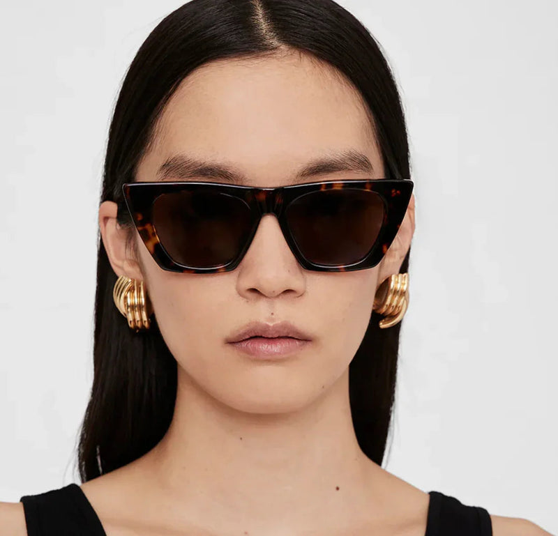 Anine Bing - Sunglasses - Dark tortoise - Paris - Stilkompagniet.dk