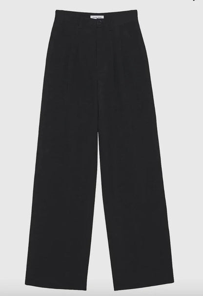 Anine Bing - Bukser - Black Linen blend - Carrie
