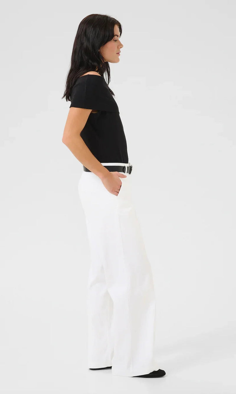 My Essential Wardrobe - Bukser - Hvid - Lara 149 - Stilkompagniet.dk