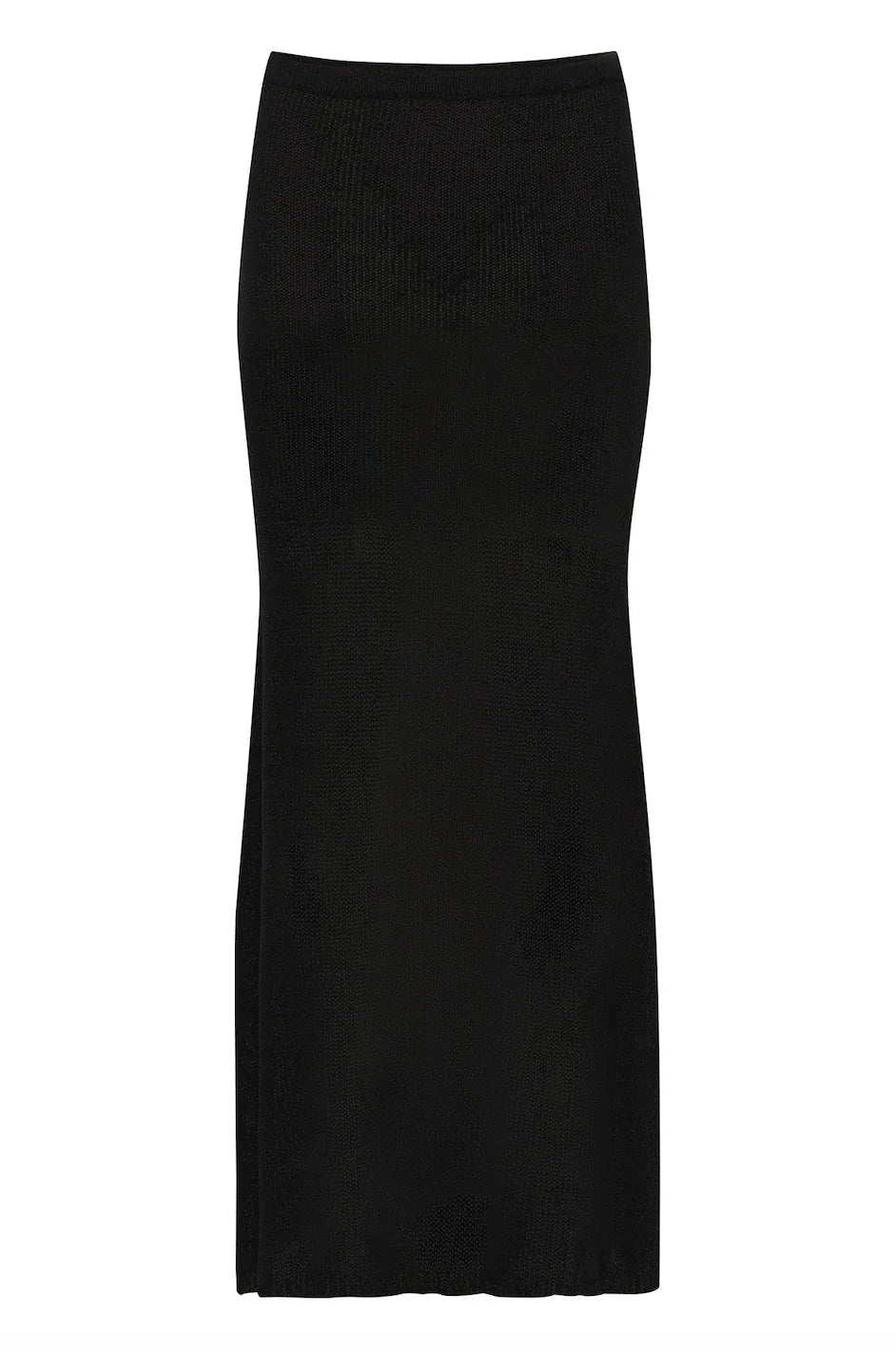 My Essentail Wardrobe - Nederdel - Black - Diva knit - Stilkompagniet.dk