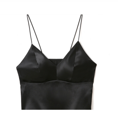 The Collection - Bh - 100% Mulberry silk - Black - Luca (Str s/m og m/l er i preorder til uge 20/21)