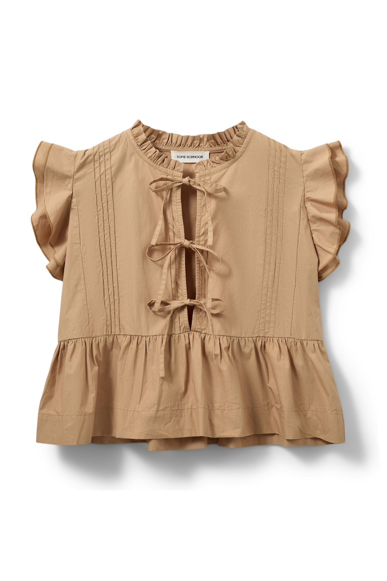 Sofie Schnoor - Top - Soft brown - Juliette