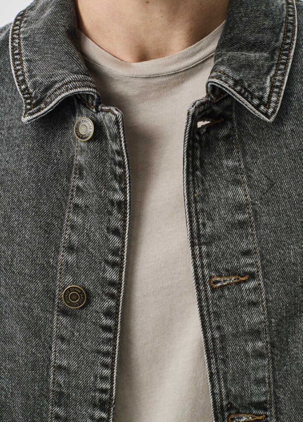 American Vintage - Jakke - Grey Denim - Yopday
