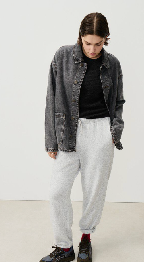 American Vintage - Jakke - Grey Denim - Yopday