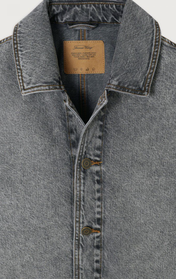 American Vintage - Jakke - Grey Denim - Yopday