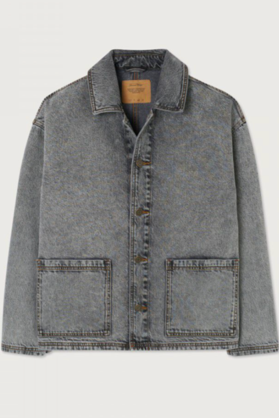 American Vintage - Jakke - Grey Denim - Yopday