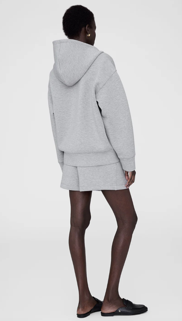 Anine Bing - Hoodie - Grey - Bond Zip Up