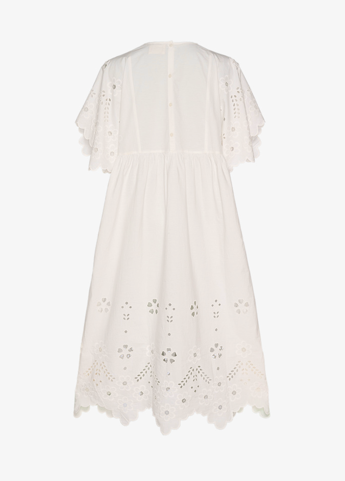 Sissel Edelbo - Kjole - White Cutwork - Trine sss
