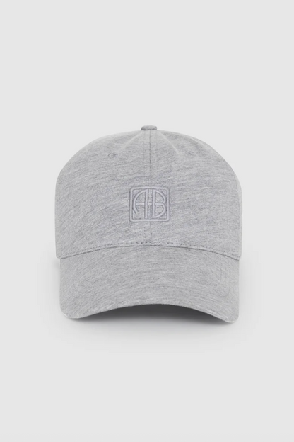 Anine Bing - Cap - Grey Monogram - Jeremy Baseball