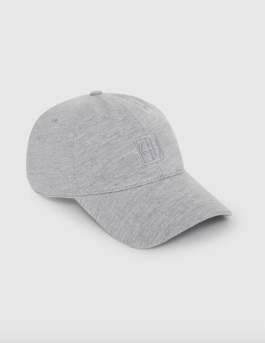 Anine Bing - Cap - Grey Monogram - Jeremy Baseball