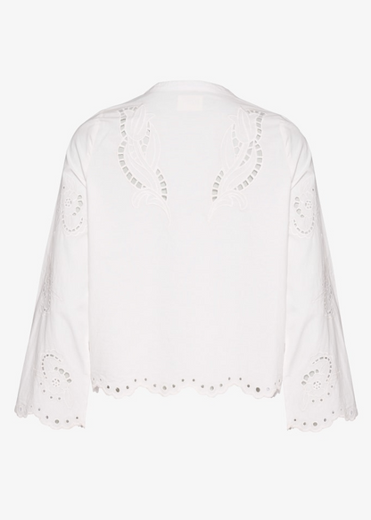 Sissel Edelbo - Skjorte - Hvis broderi anglaise - Cecilie