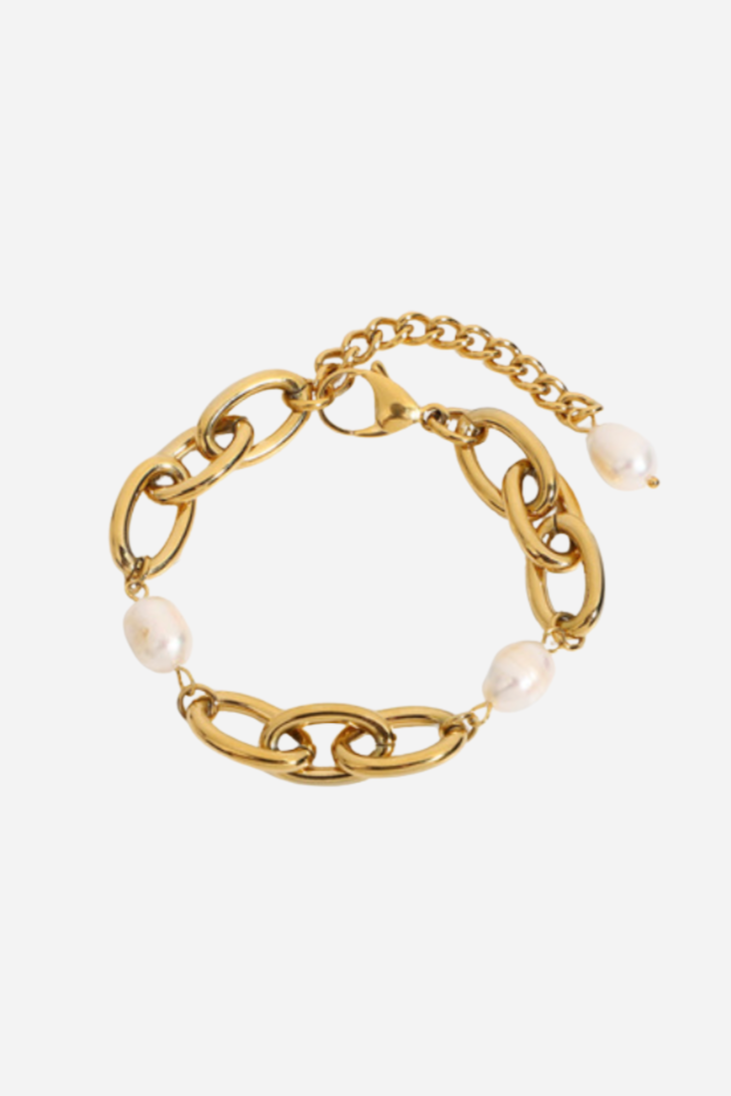 Nine - Pearl Chain Bracelet