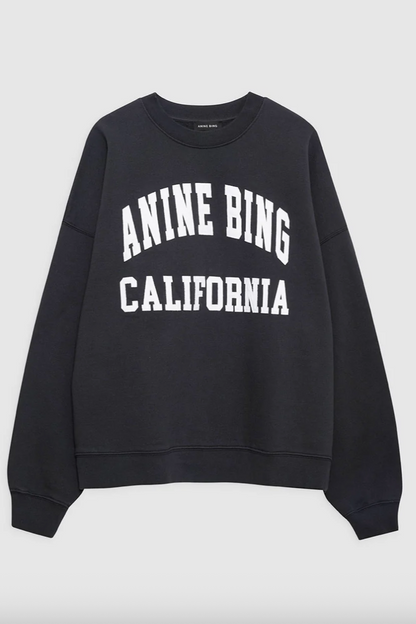 Anine Bing - Sweatshirt - Vintage Black - Miles - Stilkompagniet.dk