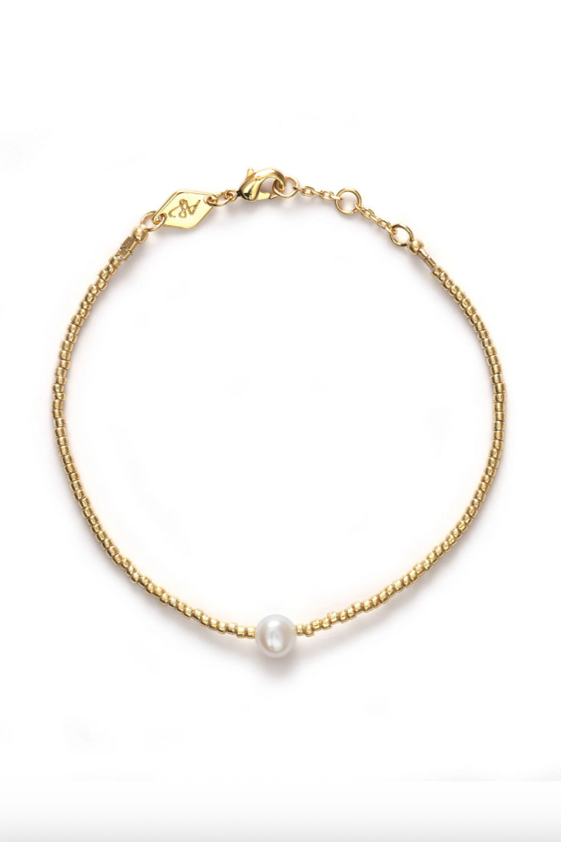 Anni Lu - Armbånd - Gold - Pearly