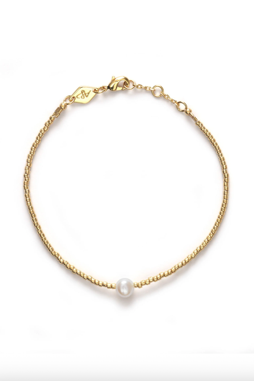 Anni Lu - Armbånd - Gold - Pearly