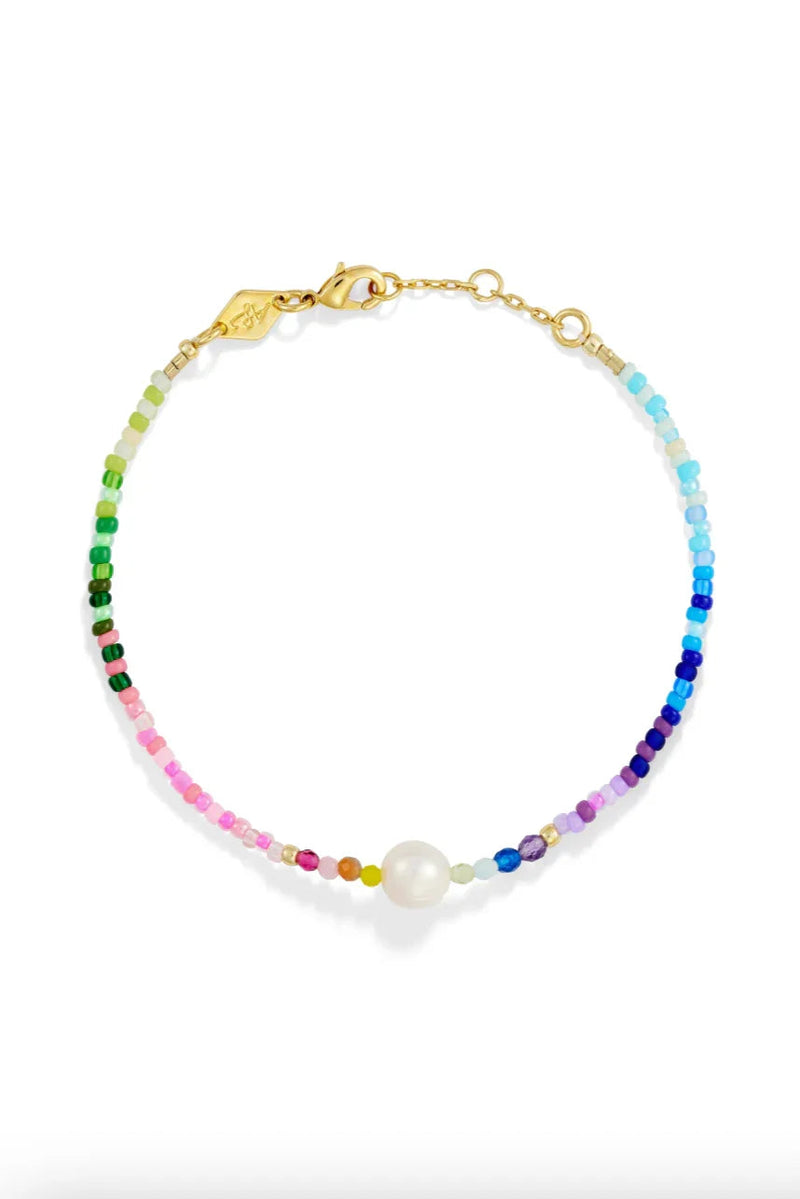 Anni Lu - Armbånd - Neon rainbow - Capri - Stilkompagniet.dk