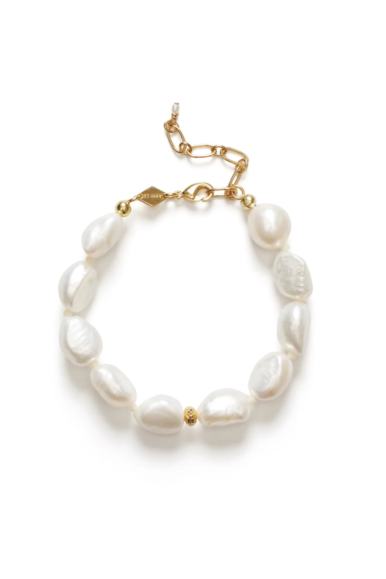 Anni Lu - Armbånd - Gold - Big stellar pearly