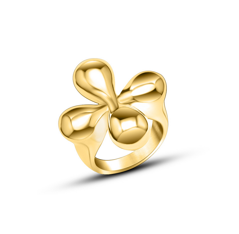 Nine - Flower Crosses Ring