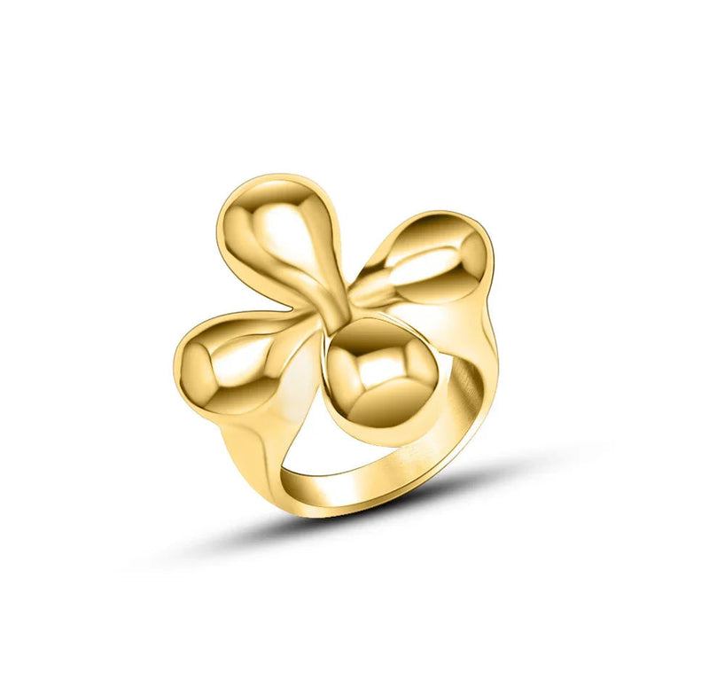 Nine - Flower Crosses Ring - Stilkompagniet.dk