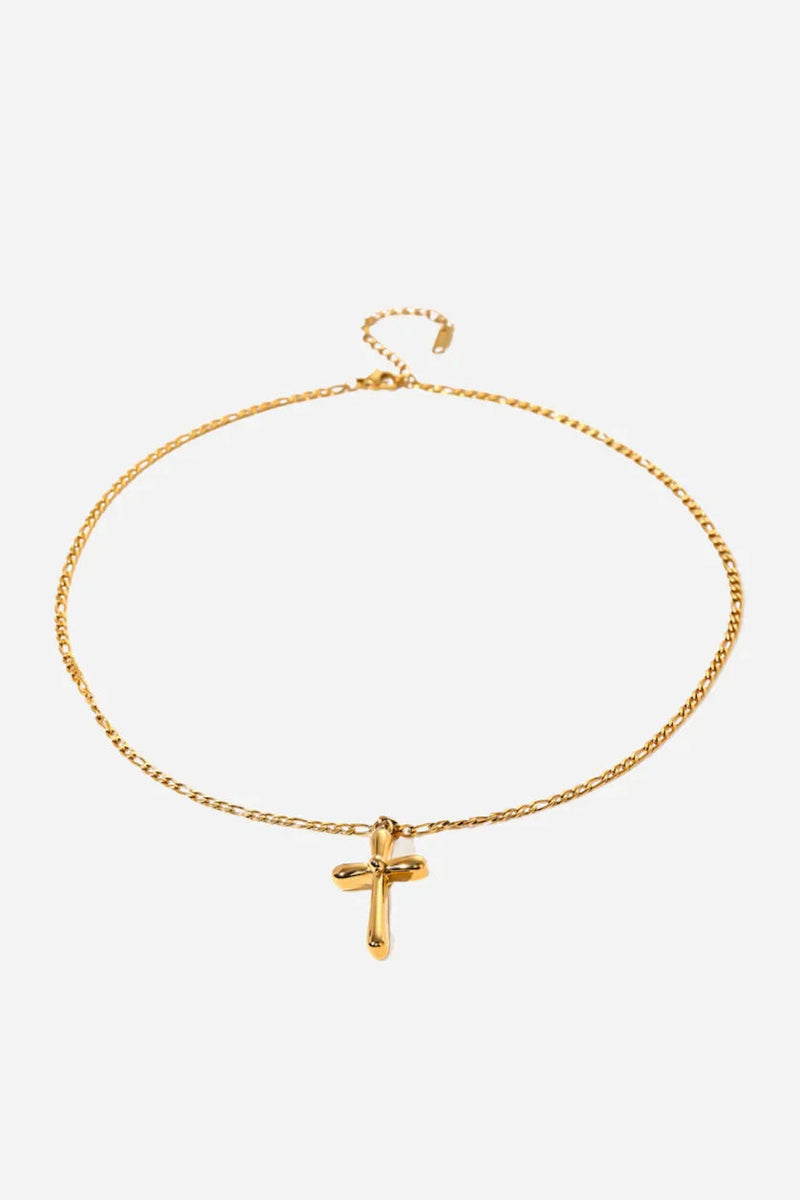 Nine Flower Crosses Necklace - Stilkompagniet.dk