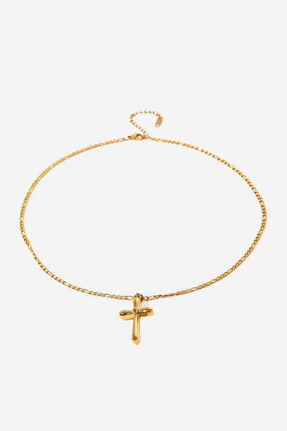 Nine Flower Crosses Necklace - Stilkompagniet.dk