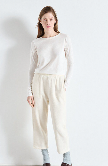 American Vintage - Langærmet t-shirt - Blanc White - Gamipy - Stilkompagniet.dk