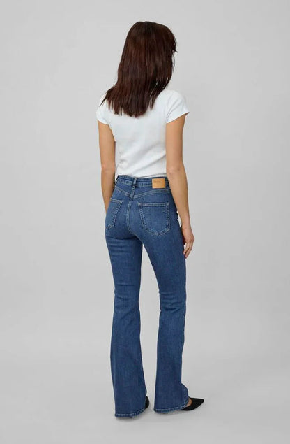 My Essential Wardrobe - Jeans - Blue Wash - 36 The Dekota 148 High Bootcut - Stilkompagniet.dk