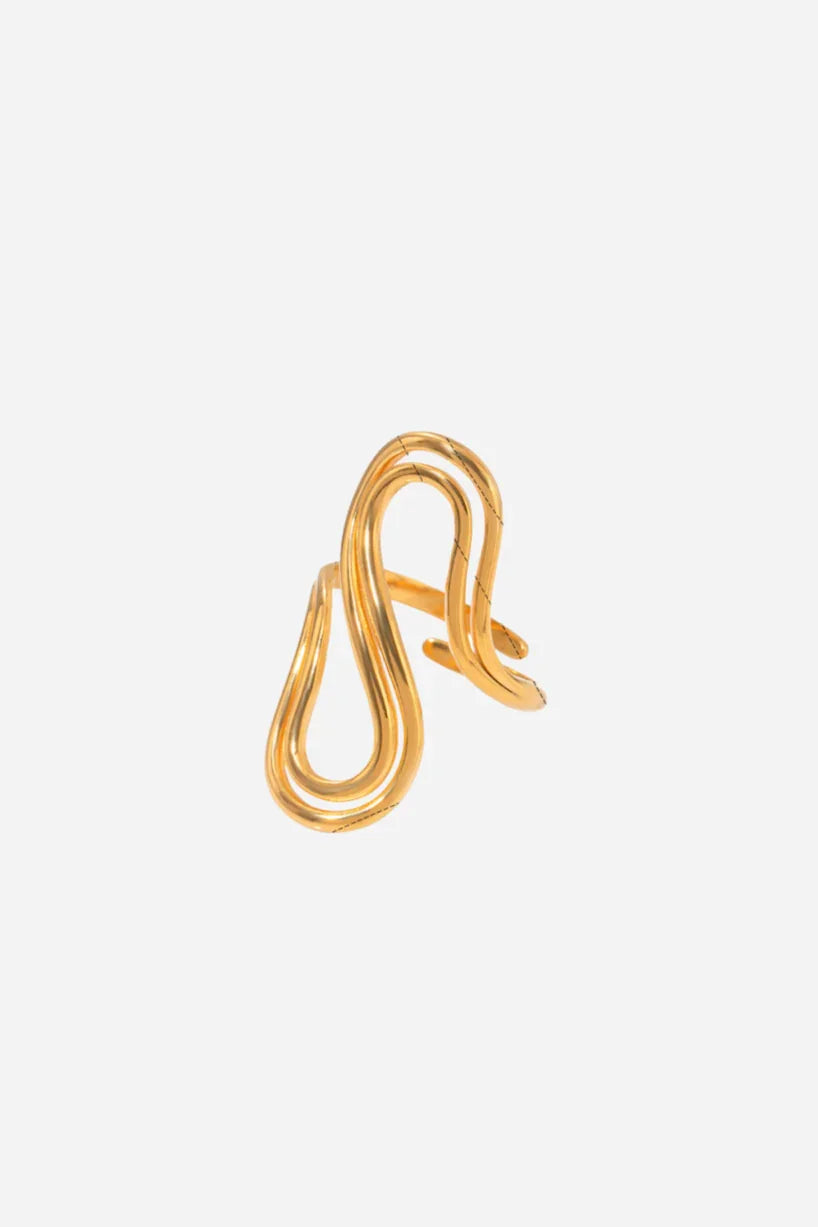 Nine - Swirly Ring - Stilkompagniet.dk