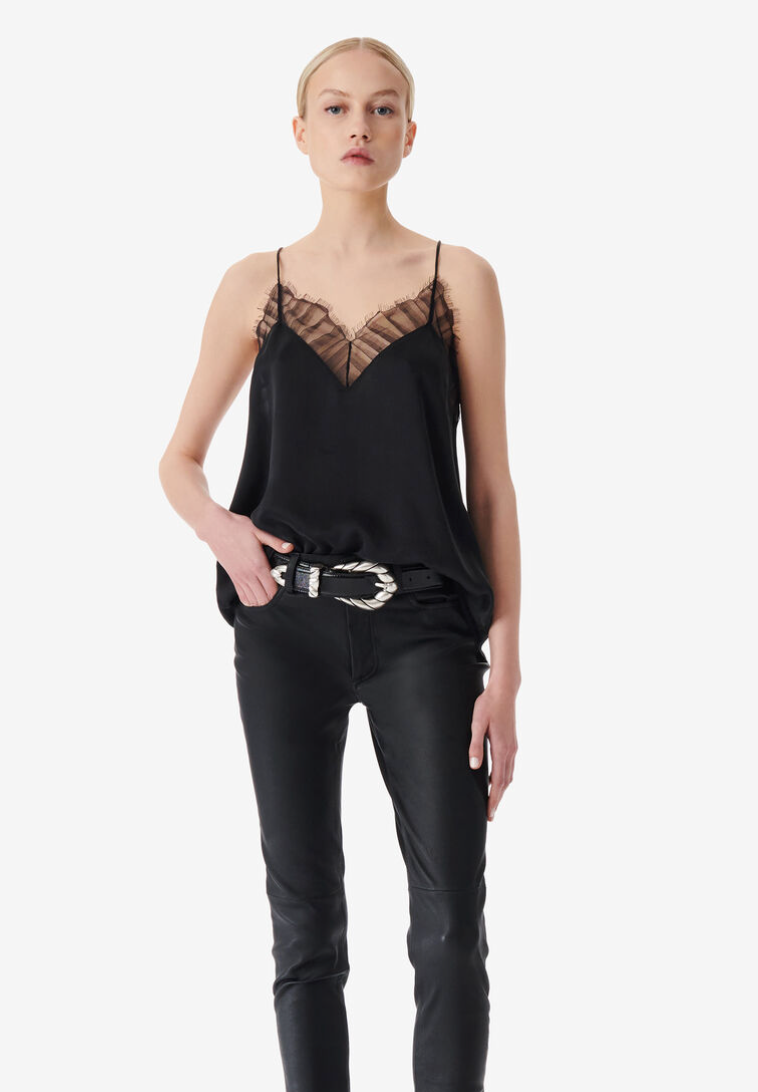 IRO - Top - 100% Silke Black - Berwyn