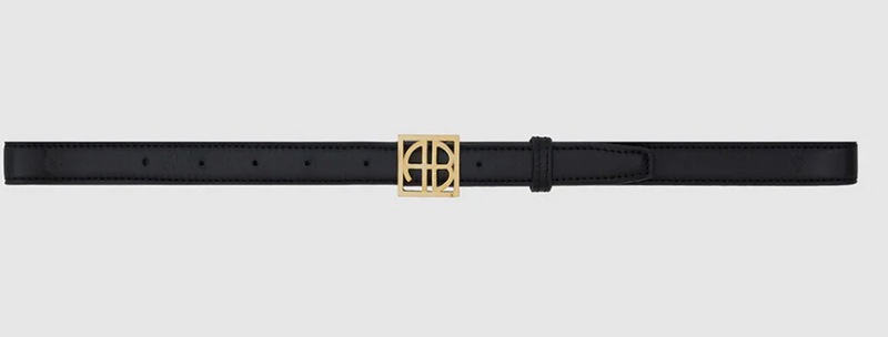 Anine Bing - Bælte - Black - Monogram