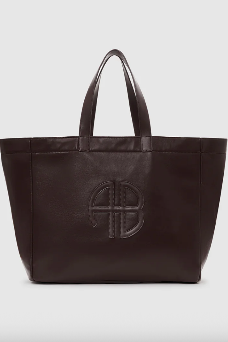 Anine Bing - Taske - Dark Brown - Large Rio - Stilkompagniet.dk