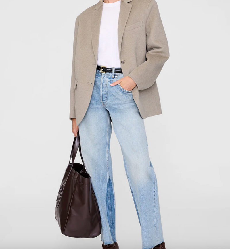 Anine Bing - Taske - Dark Brown - Large Rio