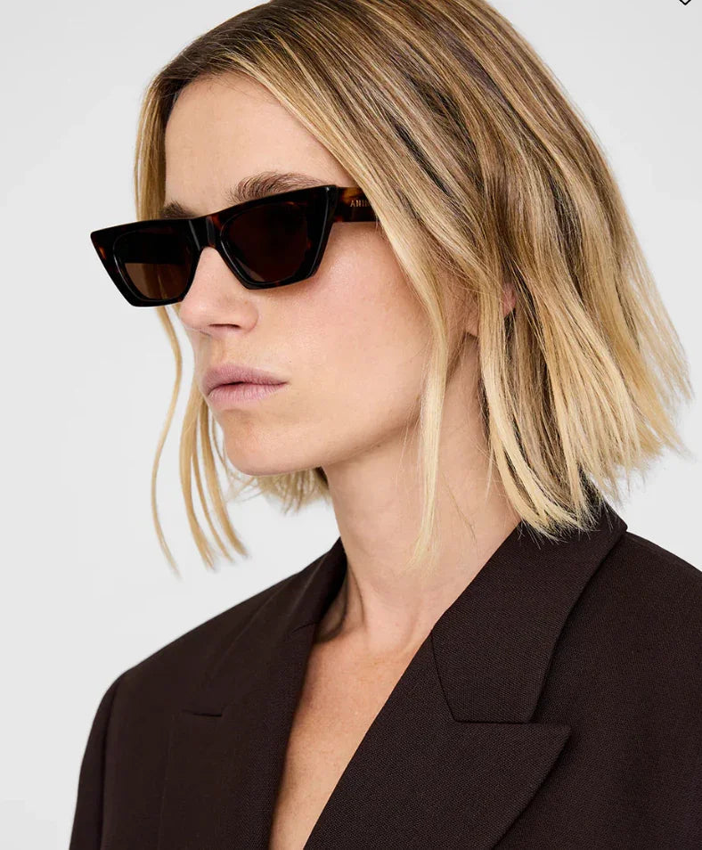 Anine Bing - Sunglasses - Dark Tortoise - Pierre - Stilkompagniet.dk