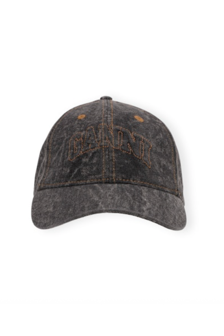 GANNI - Kasket - Washed Black - Canvas A6921