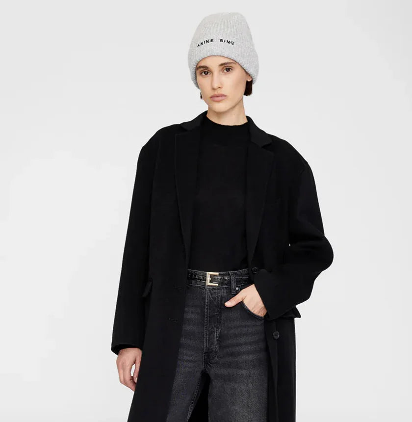 Anine Bing - Hue - Grey - Elia Beanie - Stilkompagniet.dk