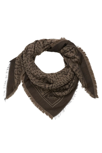 Lala Berlin - Halstørklæde - Wool - Mud - Annye