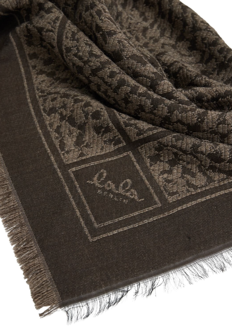 Lala Berlin - Halstørklæde - Wool - Mud - Annye