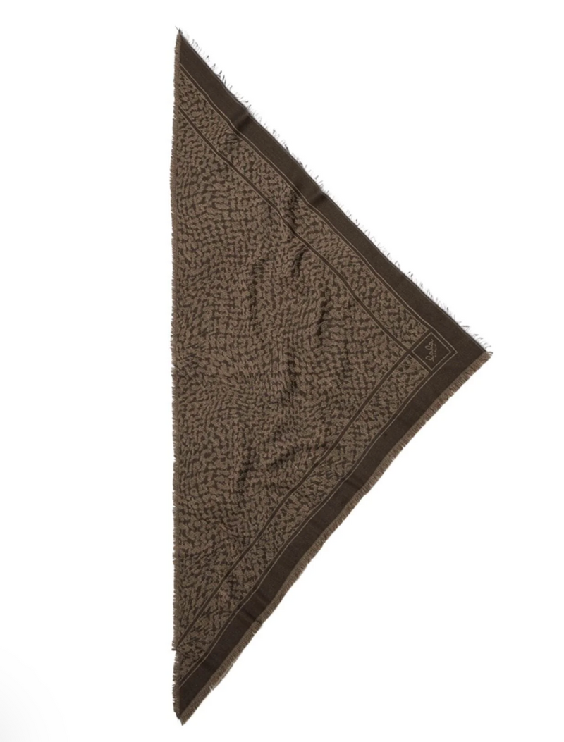 Lala Berlin - Halstørklæde - Wool - Mud - Annye