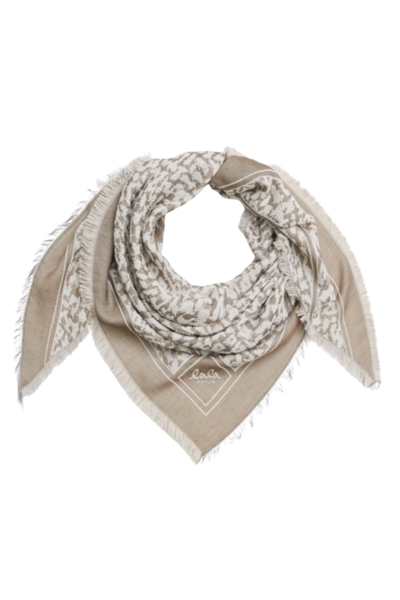 Lala Berlin - Halstørklæde - Wool - Beige - Annye